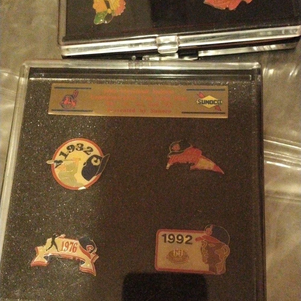 91 and 92 Indians commemorative pins